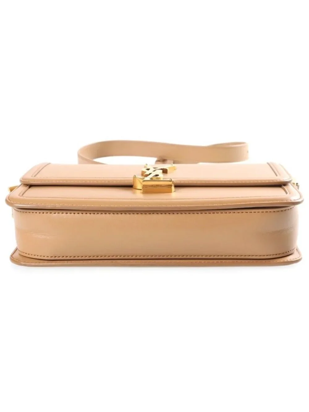 Saint Laurent Paris Solferino Medium Shoulder Bag Calfskin Brown